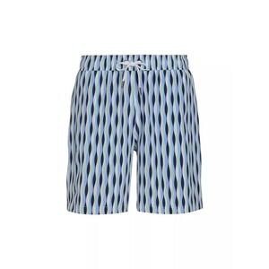 Saks Fifth Avenue Swim Trunks Braided Stripe Blue Wave Elastic Swim Shorts Small